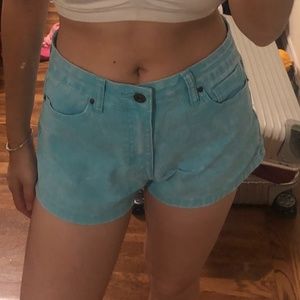 Forever 21 blue denim shorts